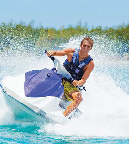 Man on jetski